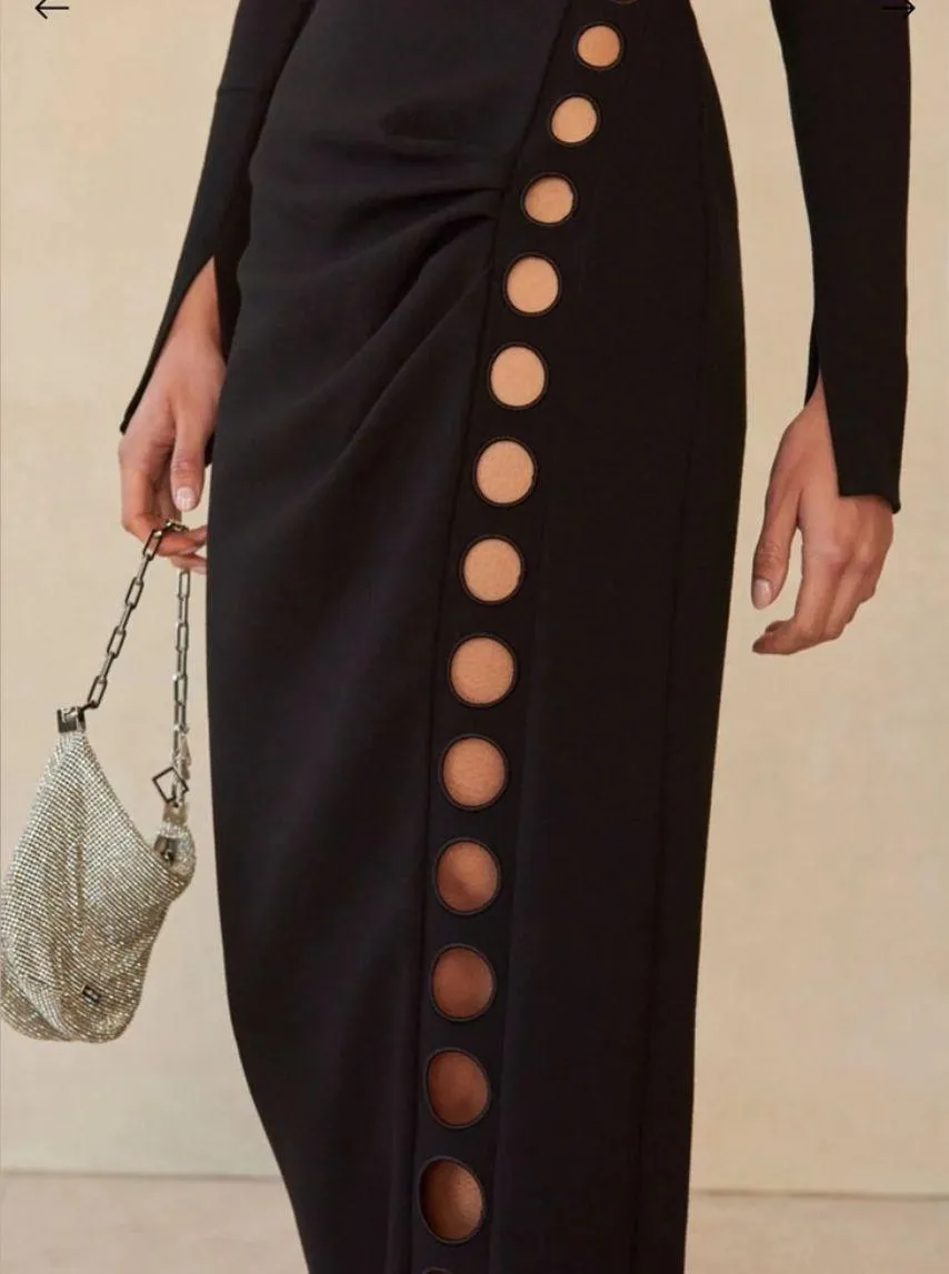 Cult Gaia Capri Eyelet Maxi Dress - Image 5