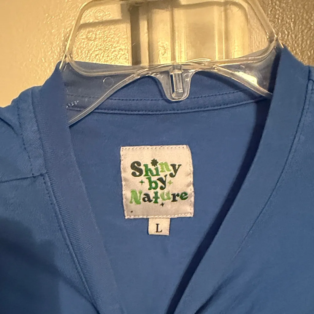 Shiny by Nature boxy tee Blue Size L - Image 4