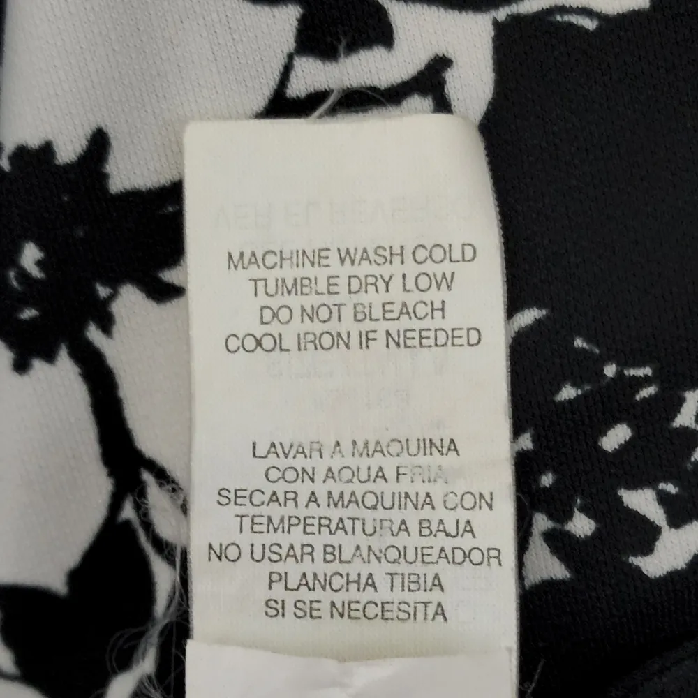 Vintage City Triangles y2k floral ruffle vneck assymetric hem dress size medium - Image 7