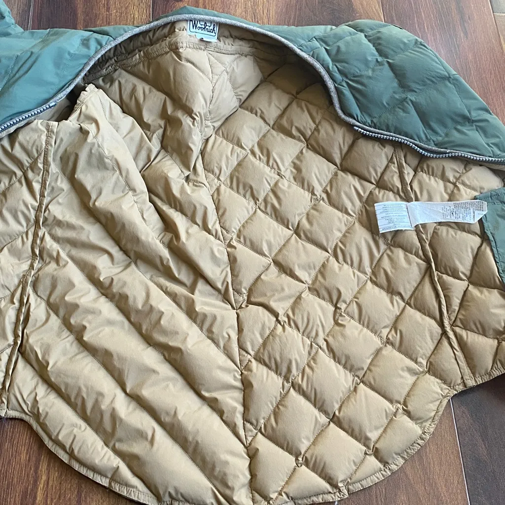 Woolrich Down Filled Lightweight Packable Jacket Liner With Pockets No Hood - Image 7