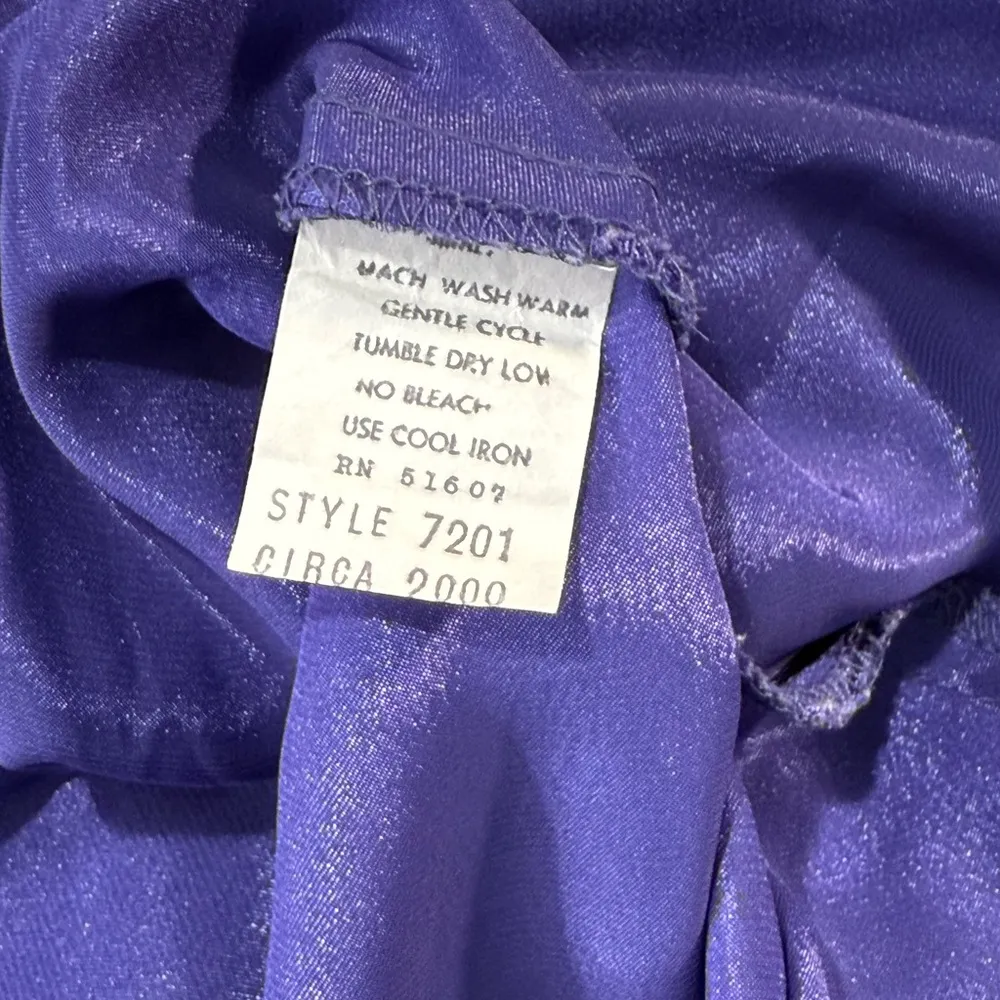 Vintage Satin Slip Y2K Purple - Image 3
