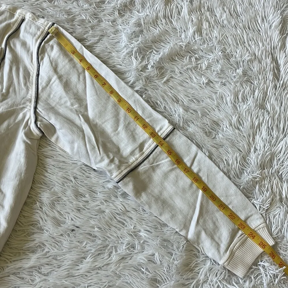 New Sandrine Rose by Free people off white Women’s Moto Jacket size Small - Image 8