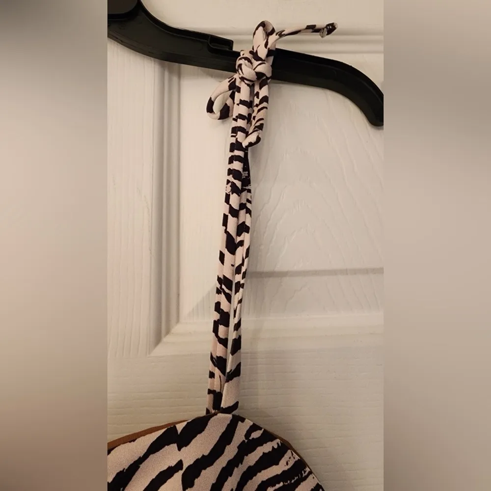 Wet Swimwear Seychelles Grecia Zebra Print Tan & Black One Piece Size Medium - Image 10