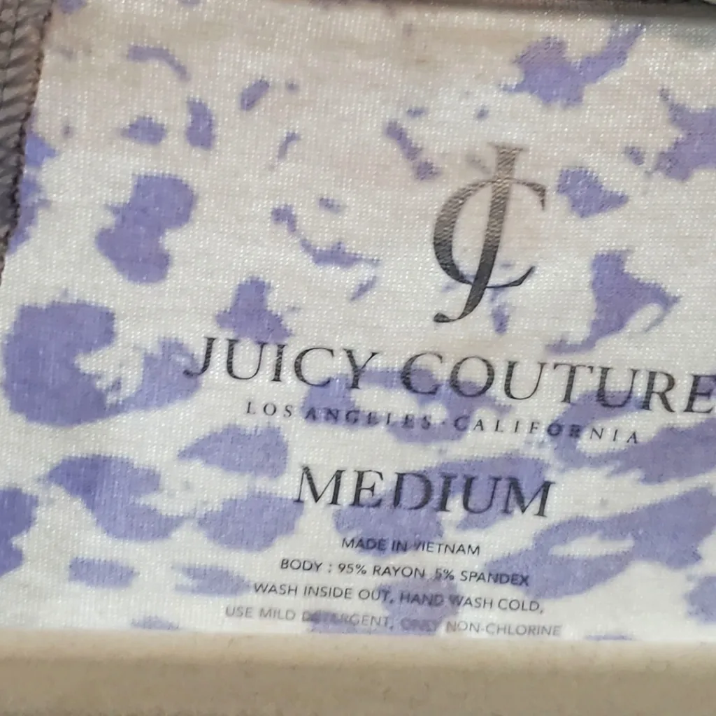 Juicy Couture Womens Animal Print Top- Medium-EUC - Image 3