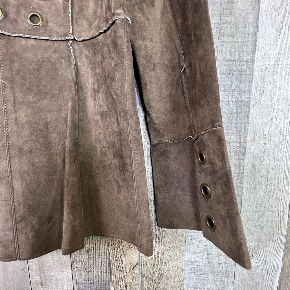 Gypsies and Lords Small Claudette Brown Suede Lined Jacket Immaculate Be… - Image 9