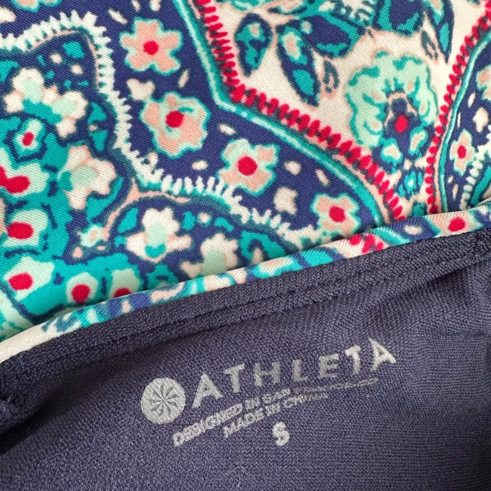 Athleta Monaco Tie Swim Dress Athleisure Beach Vacation Resortwear Lace Up Small - Image 6