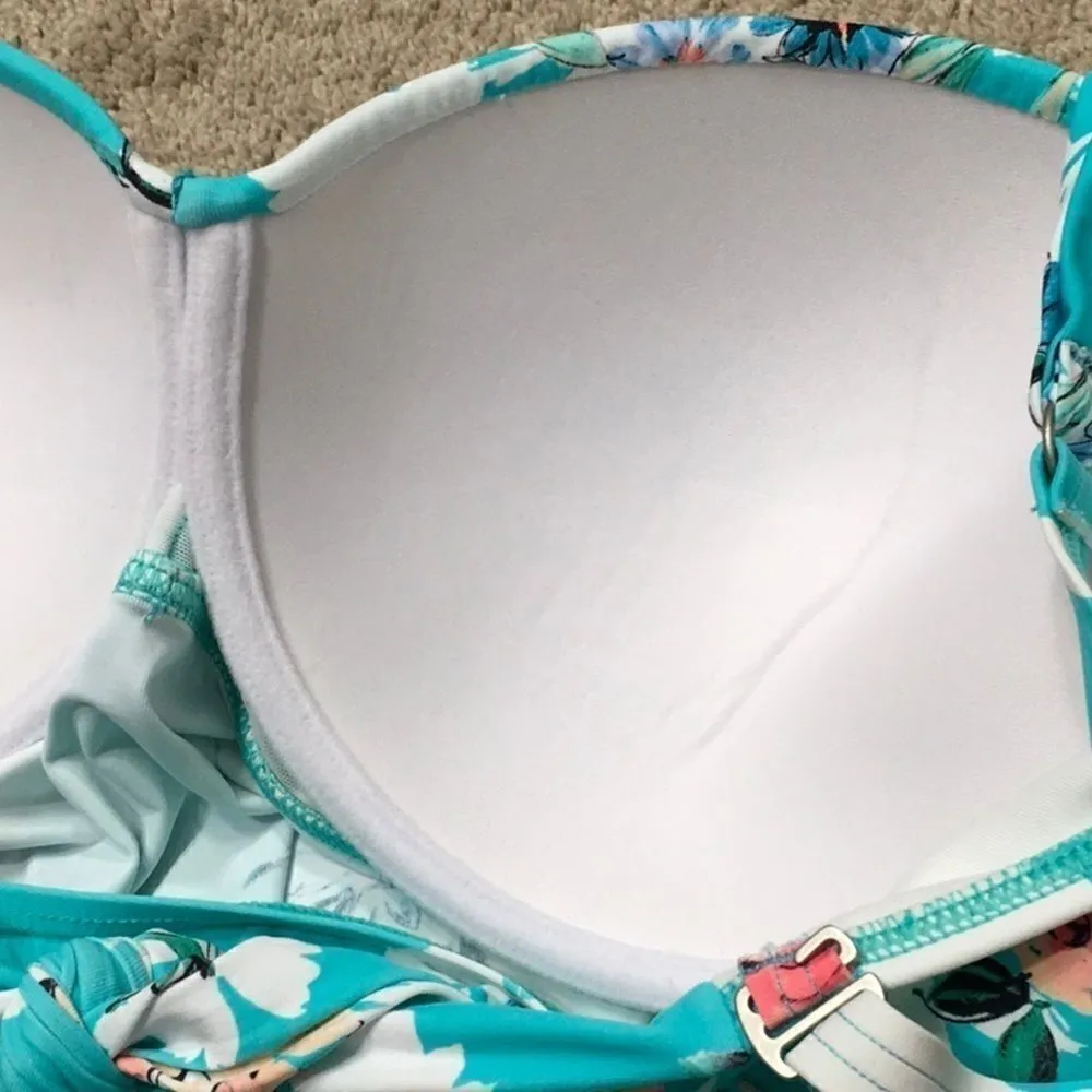 Coco Reef Larimar Aqua tankini top. 32/34D NWT - Image 8