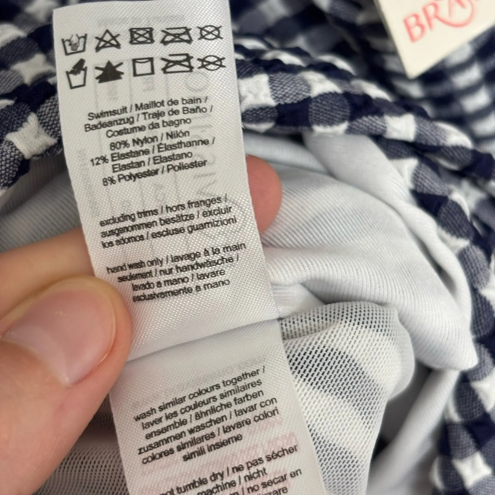 NWT Bravissimo Whitsunday One Piece Swimsuit in Gingham - Image 9