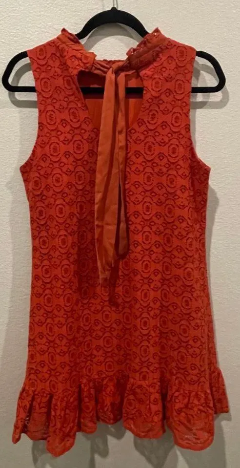 Chelsea and Violet Burgundy Mini Dress - Image 2