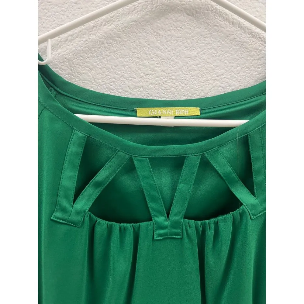 Gianni Bini 10 Green Cutout Top New with Tags Dress - Image 3