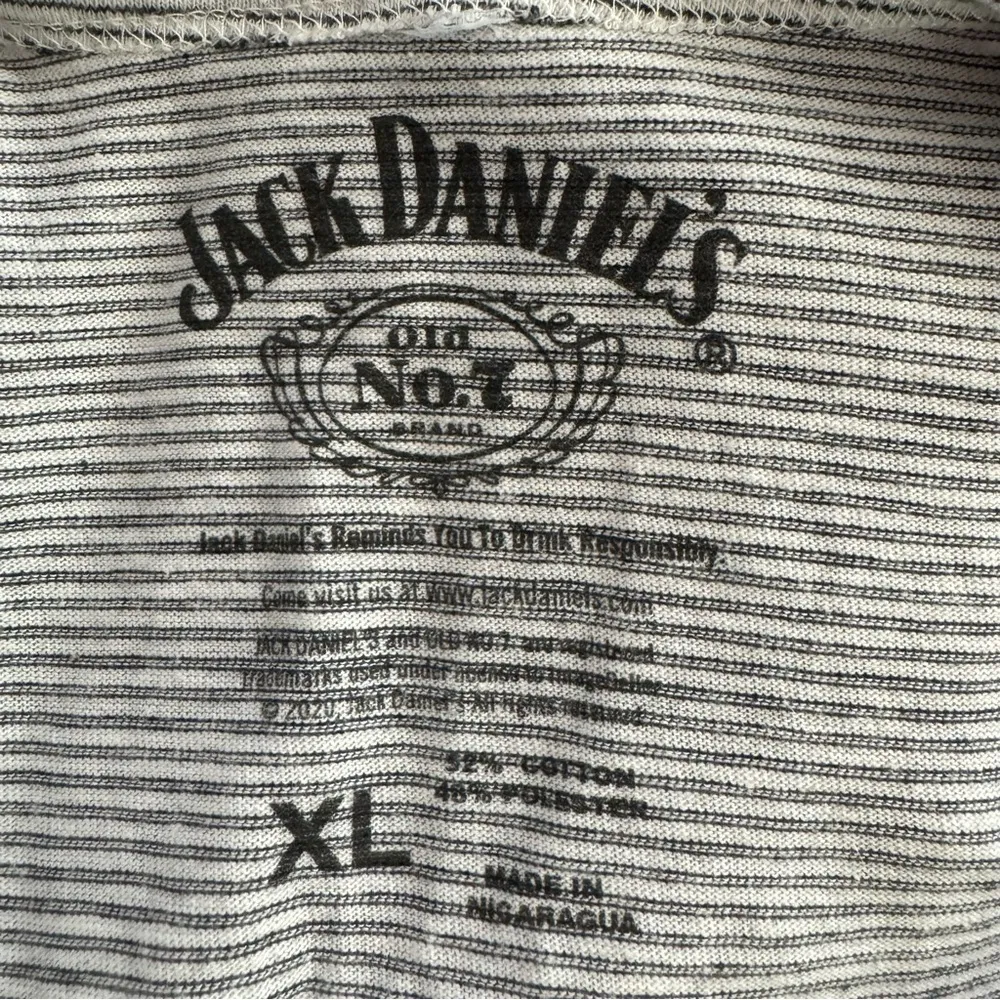 Women’s Jack Daniel’s Whiskey Striped Graphic T-Shirt - Image 5