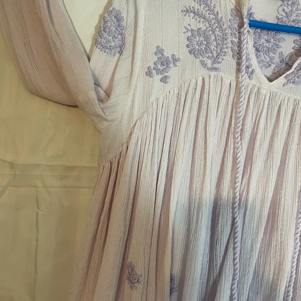 Rachel Zoe Light Purple Embroidered Blouse - Image 3
