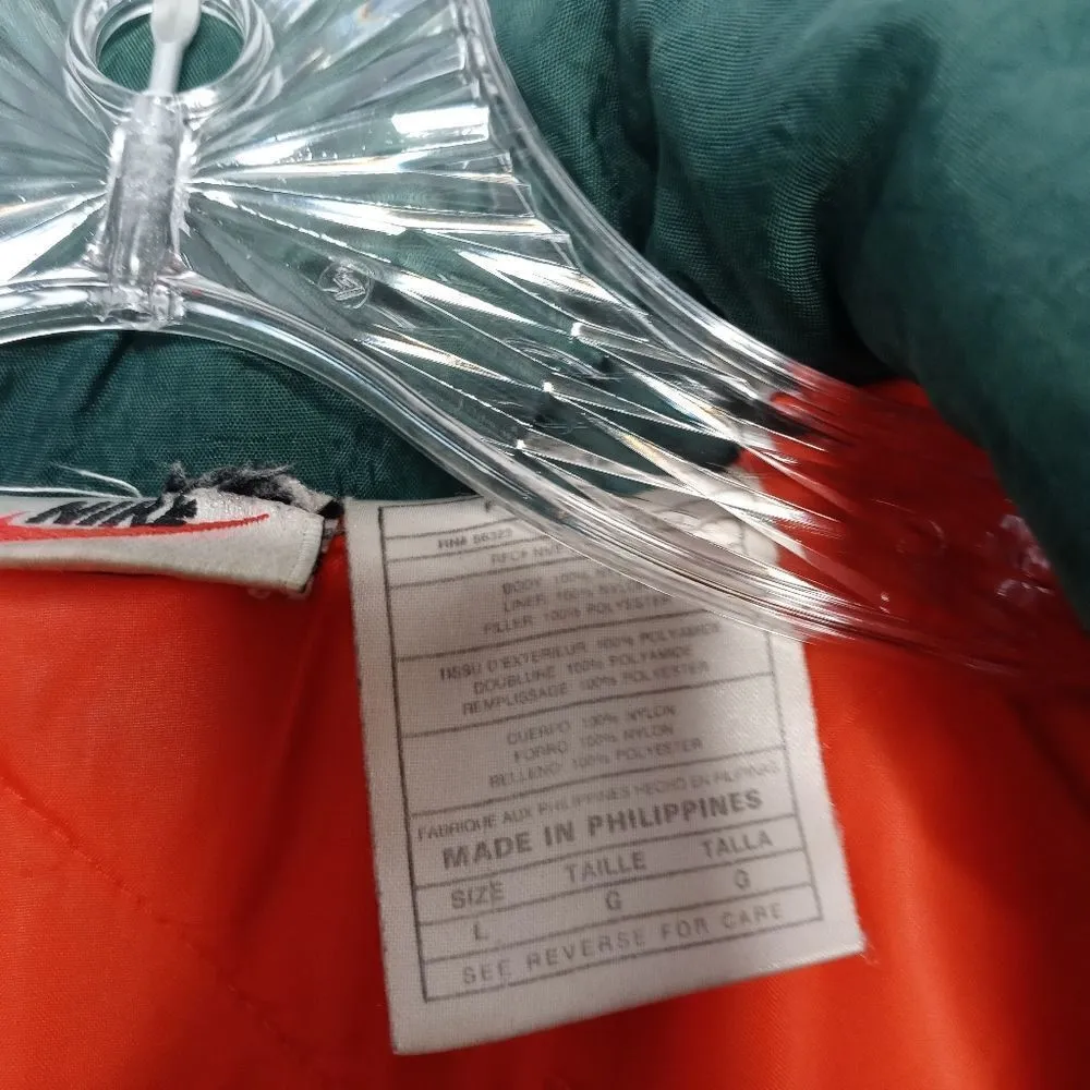 Vintage 80's Nike big logo long jacket size large - Image 8