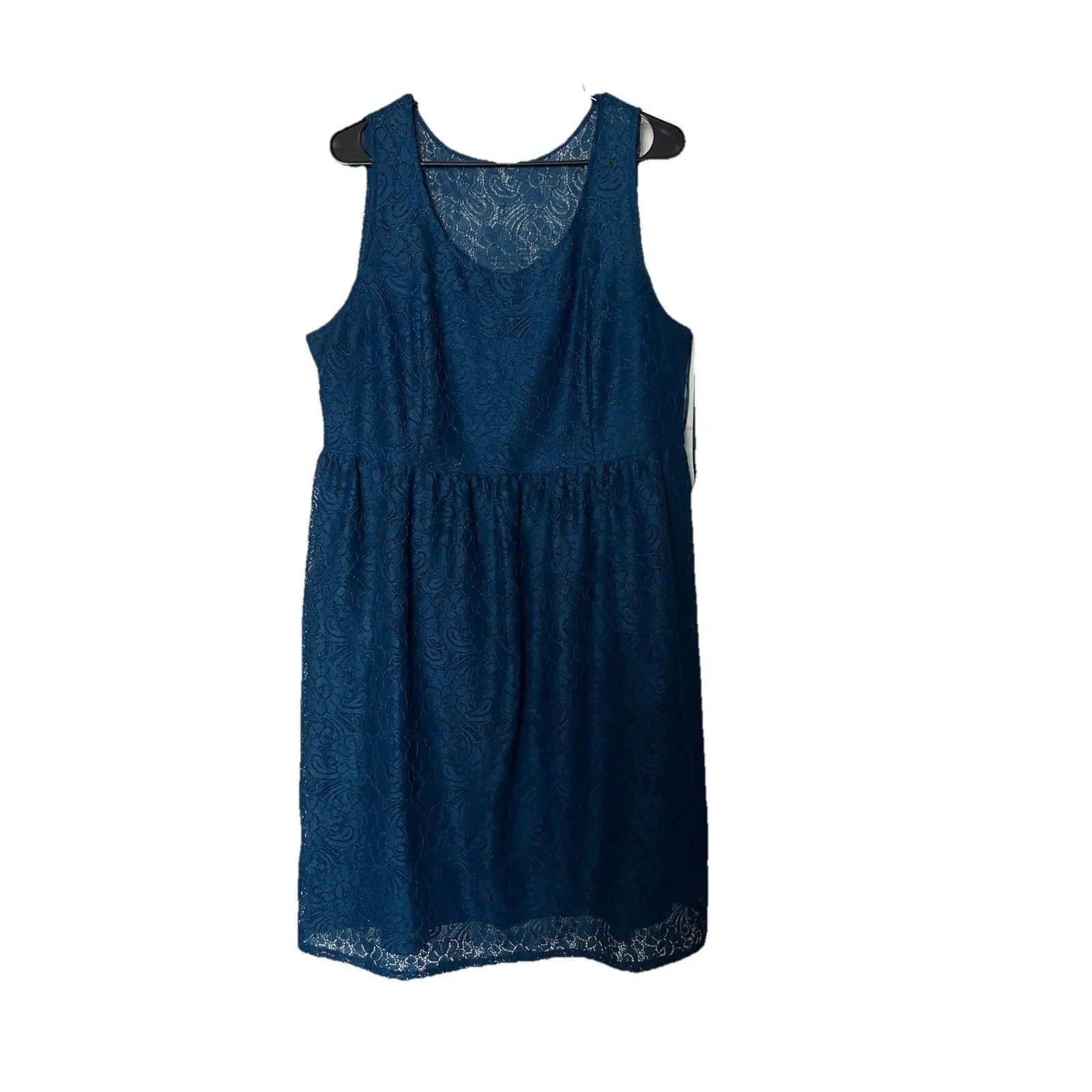 Lane Bryant Lace Dress Size 16 Turquoise Twee Day Dress - Image 2