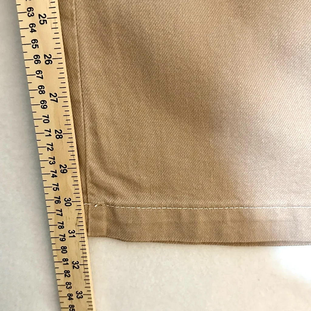 NWT S.O.N.G. Women’s Jeans Carpenter 90s Boyfriend High Rise Tan Size 15/32 - Image 12