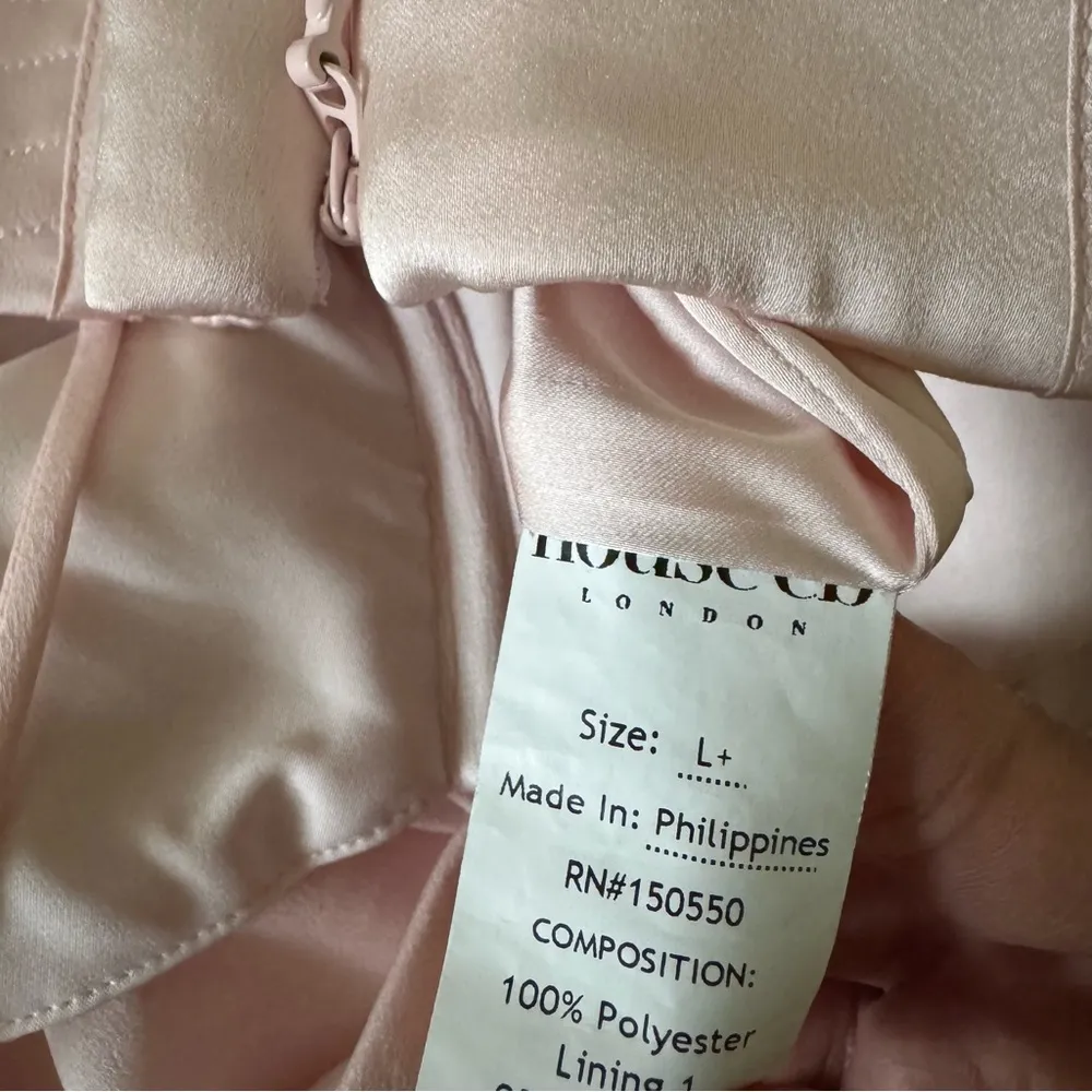 House of CB Charmaine Blush Pink Corset Maxi Dress - Image 10