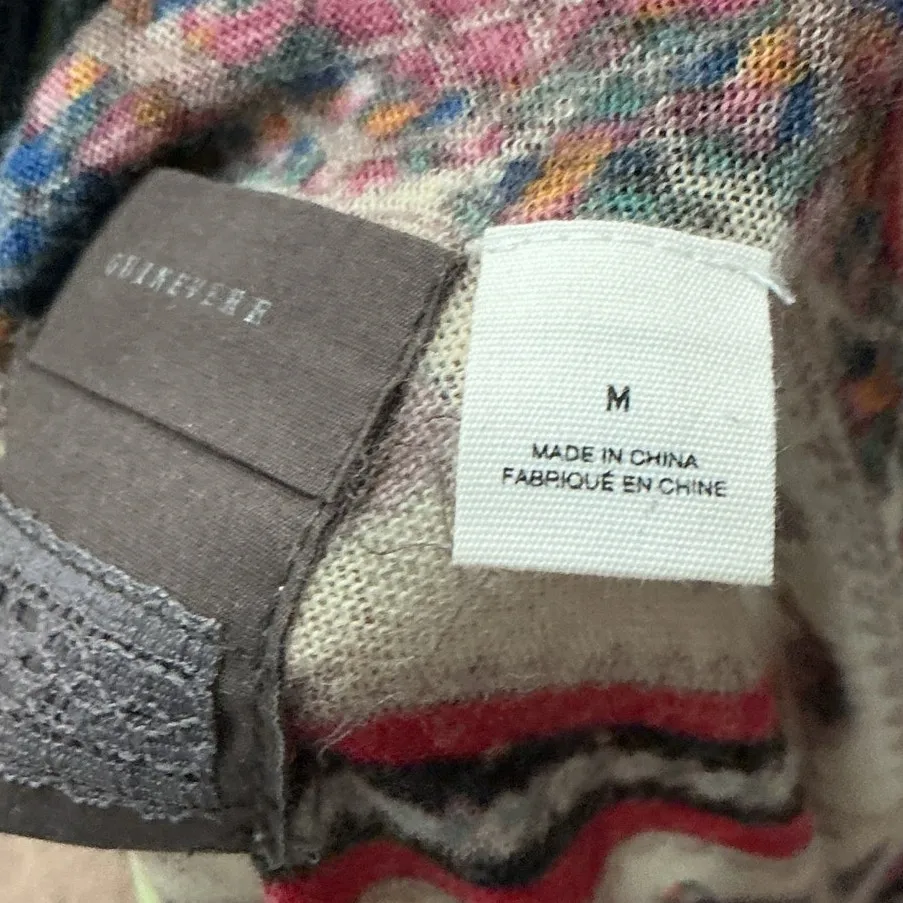 Anthropologie Guinevere Merino Wool Poncho Cardigan Sz M - Image 6