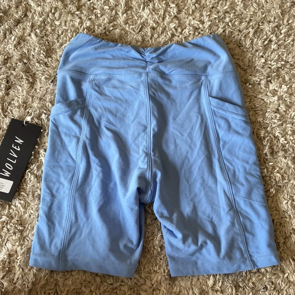 Wolven Blue Biker Shorts Size XS - Image 3