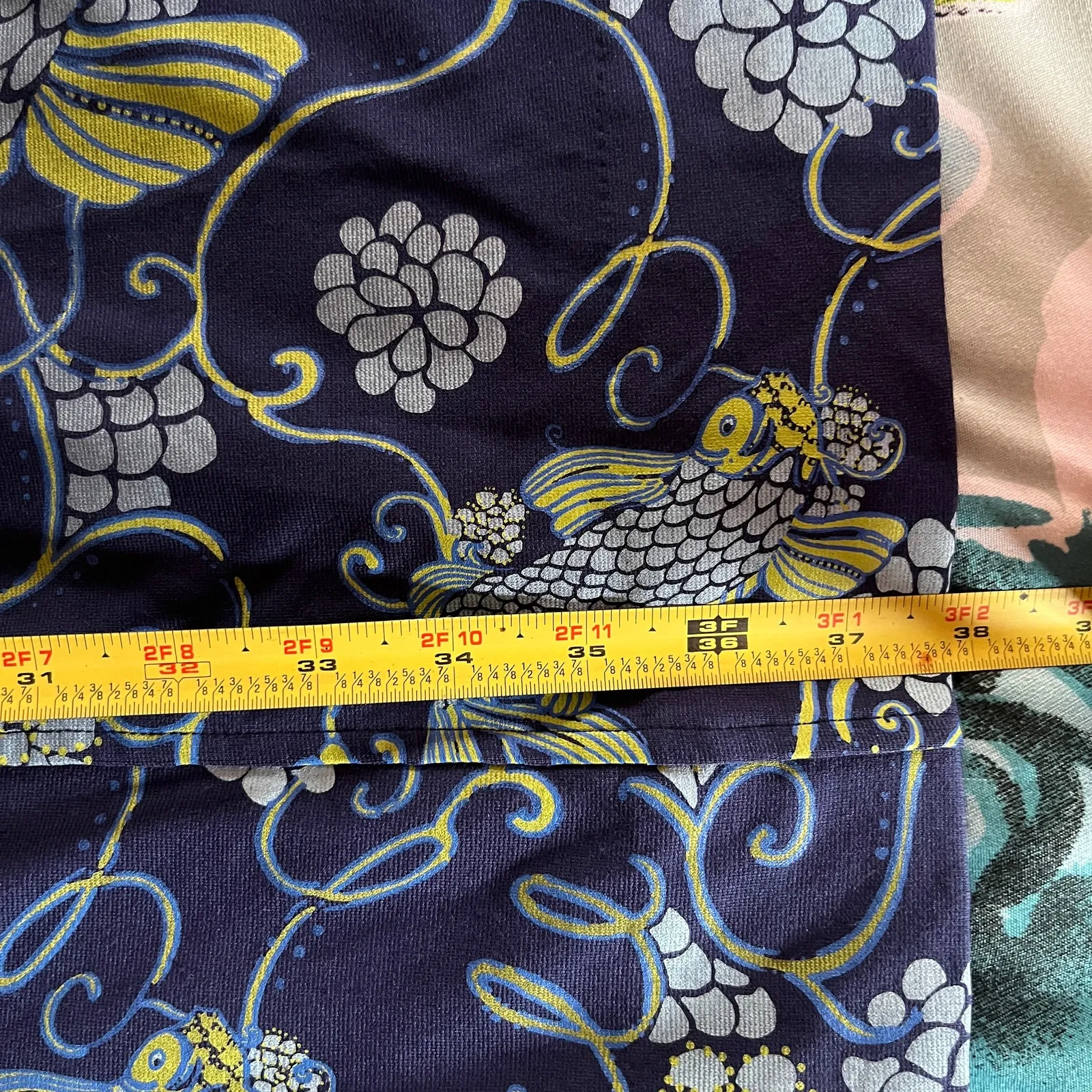 Lilly Pulitzer Jonah Belted Print Dress Women Blue Green Floral Size Medium - Image 8