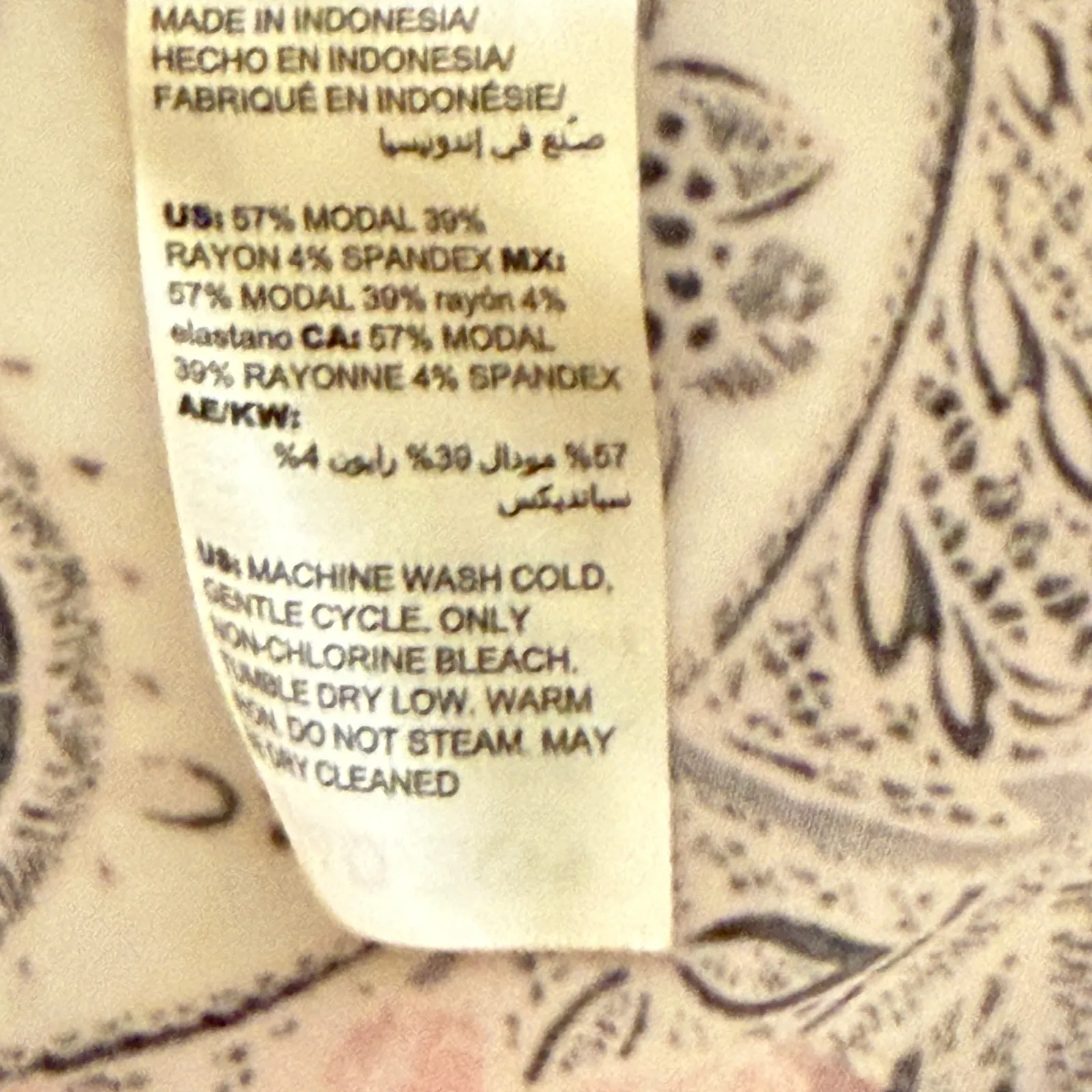 Chicos Silky Soft Floral Button Down Charm Easy Shirt Sz Lrg/2 Office‎ Siren Y2K - Image 7