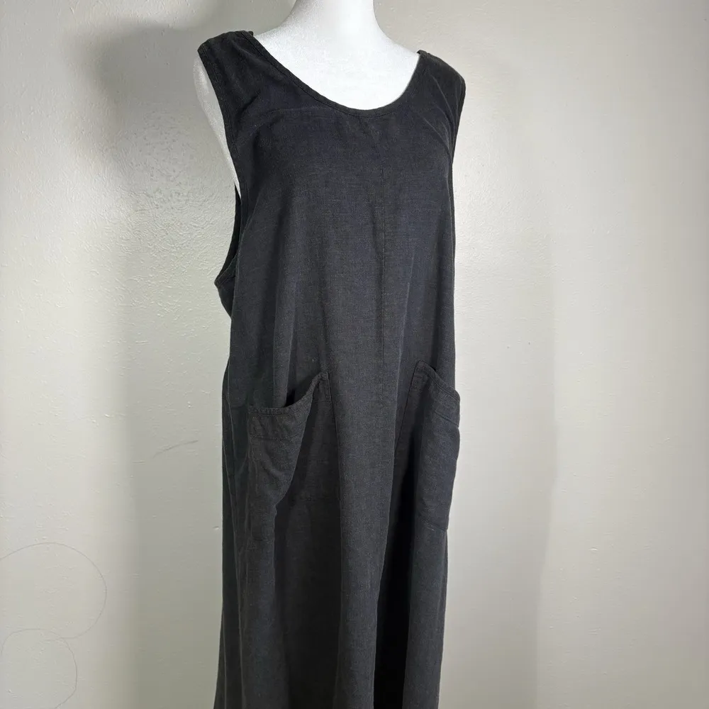 Chico's Design Women's 2 pc Dress Shirt Set Rayon Linen Lagenlook Size L /12 (2) - Image 5