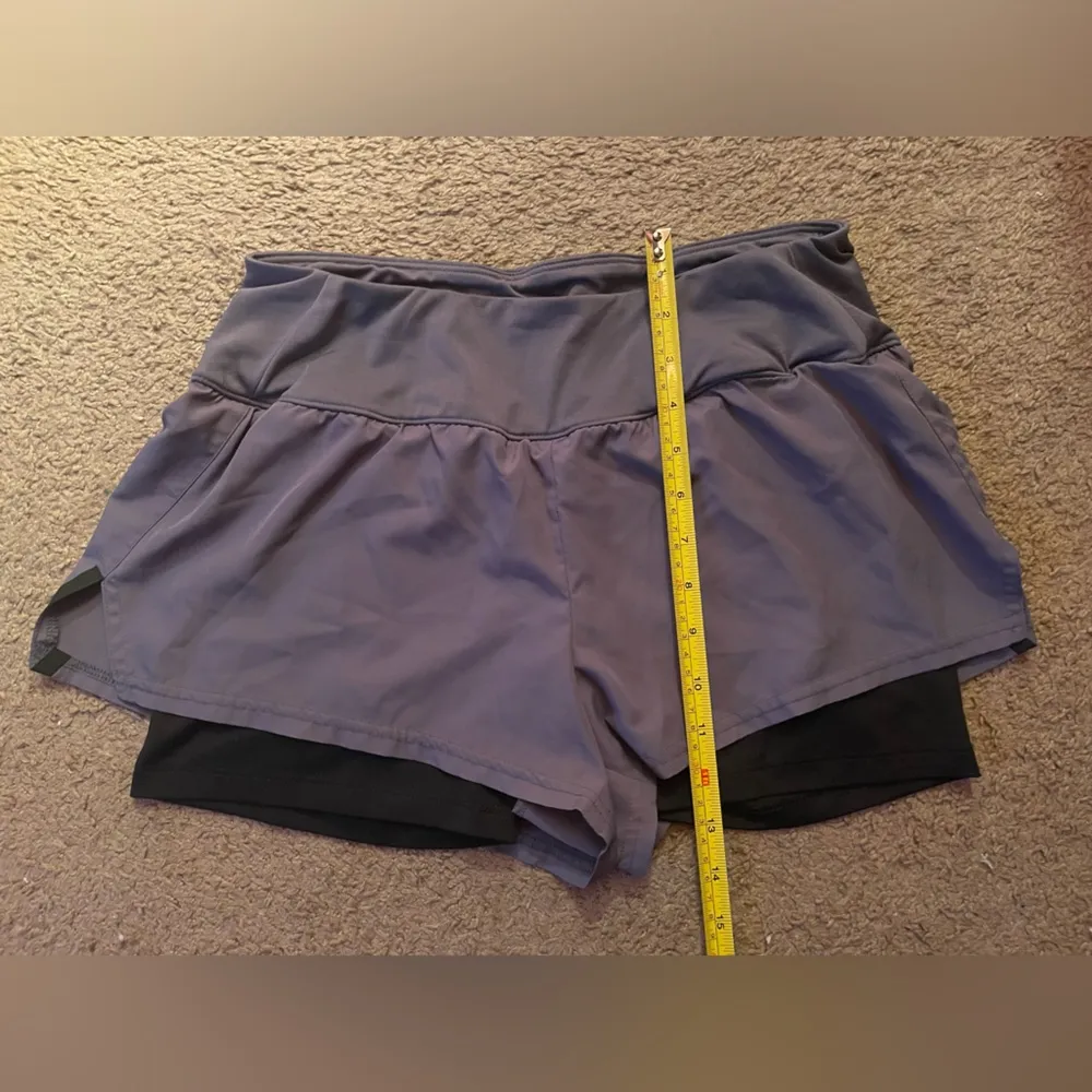 Champion 2-layered Activewear Running Shorts, Purple & Black, Size M - Image 3