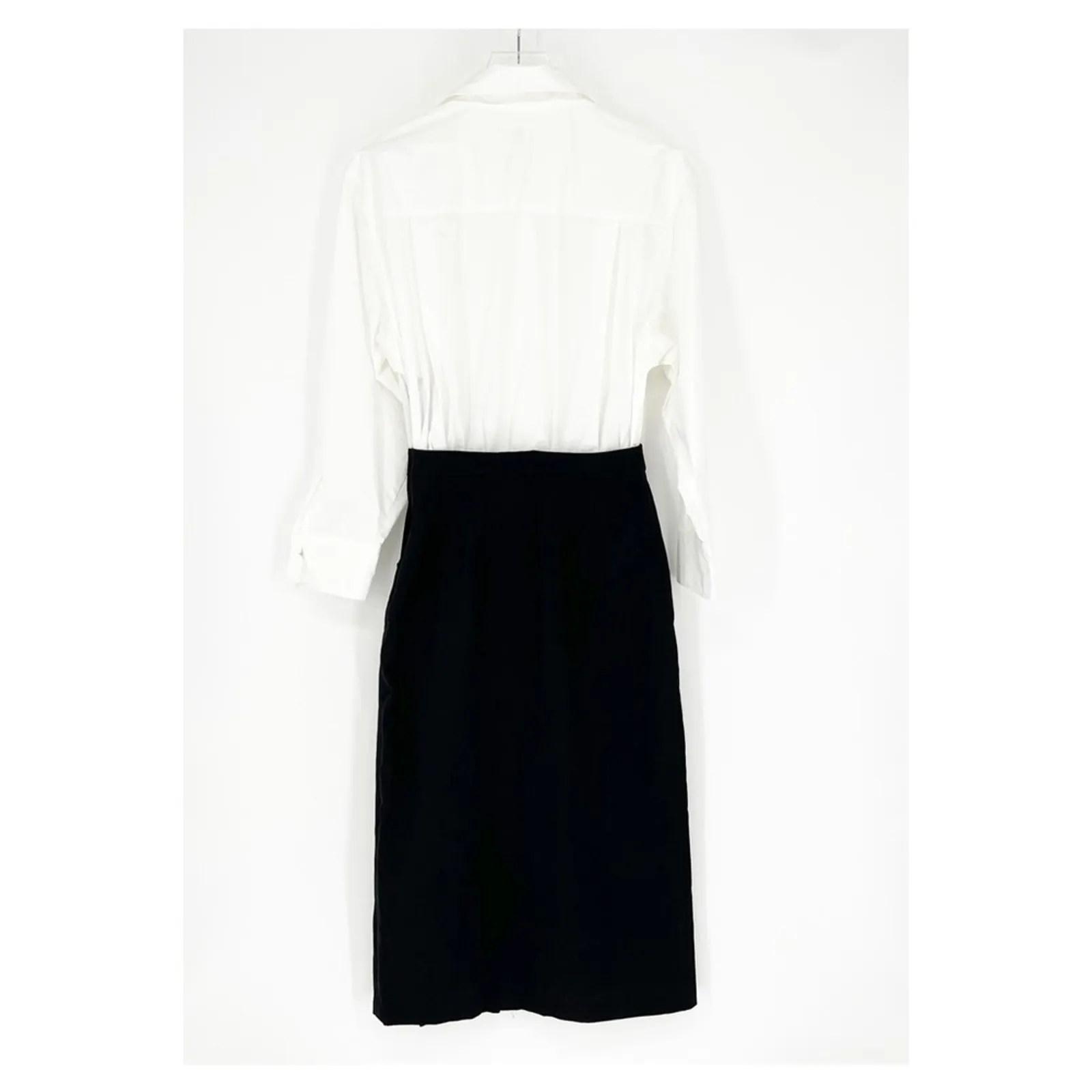 NEW ZARA Contrast Button Midi‎ Dress XS - Image 3