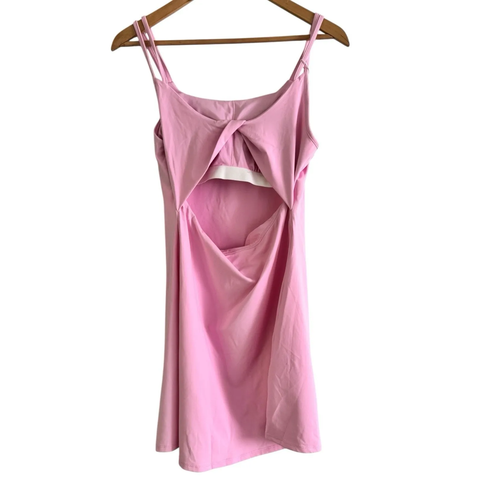 NWT Halara Pink Softly Zero Plush Double Strap 2 Piece Athletic Dress Medium - Image 6