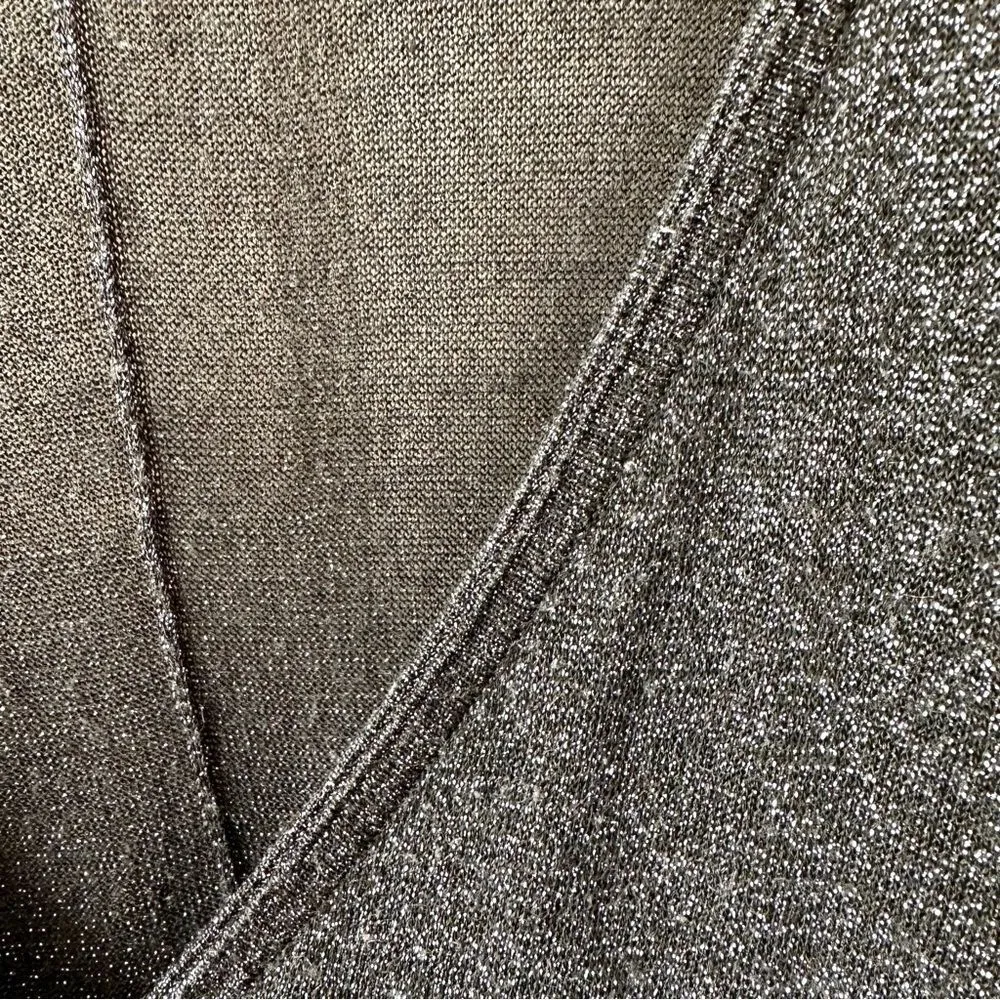 Free People black glitter button cardigan - Image 7