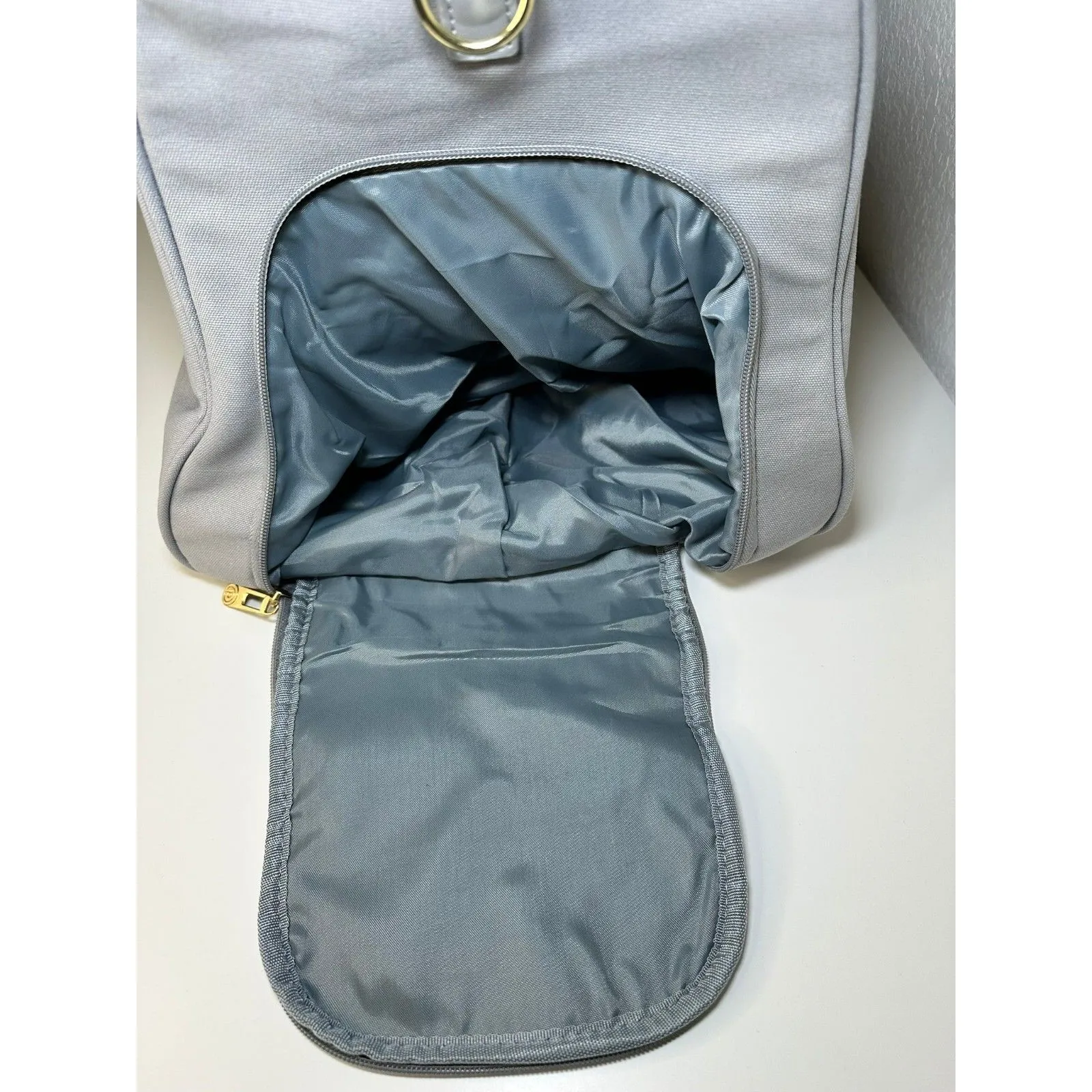 PROTEGE Weekender Duffel Bag 22‑Inch Silver Gray Spacious Travel Tote NEW w/Tags - Image 10