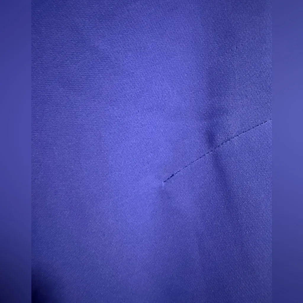 Roland Mouret Anser Royal Purple Mini Dress with Pockets Women’s Size 6 Blue - Image 5