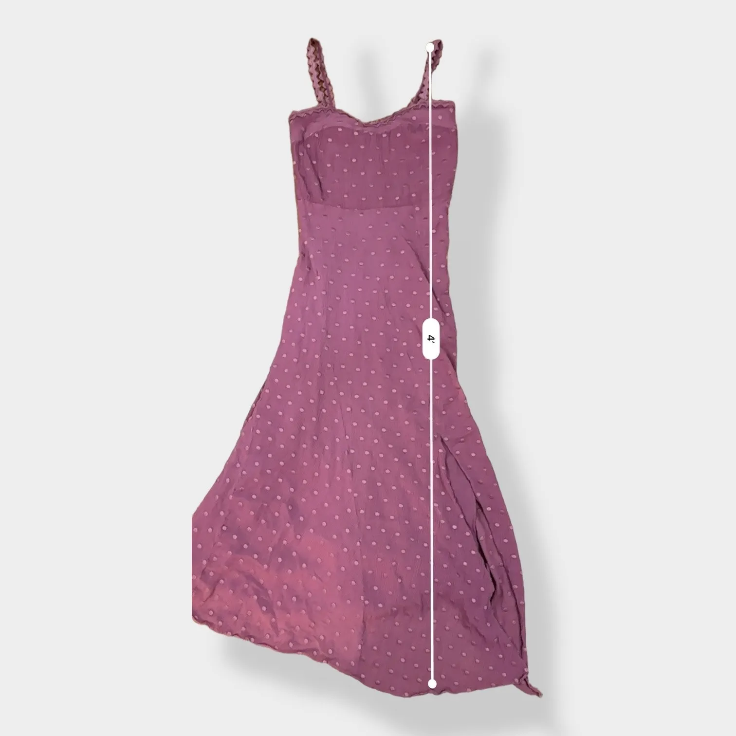 Revolve Rebecca Taylor Swiss Dot Chiffon Maxi Dress Pink Size‎ 0 Party Sundress - Image 7