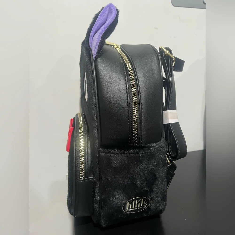 Studio Ghibli Kiki's Delivery Service Jiji Fuzzy Mini Backpack Black - Image 8