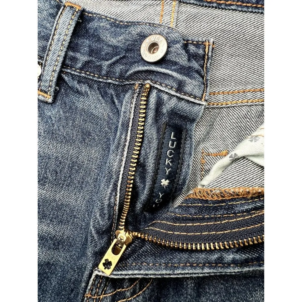 Lucky Brand 221 Original Straight Denim Jeans Cotton Size 29 x 32 - Image 4