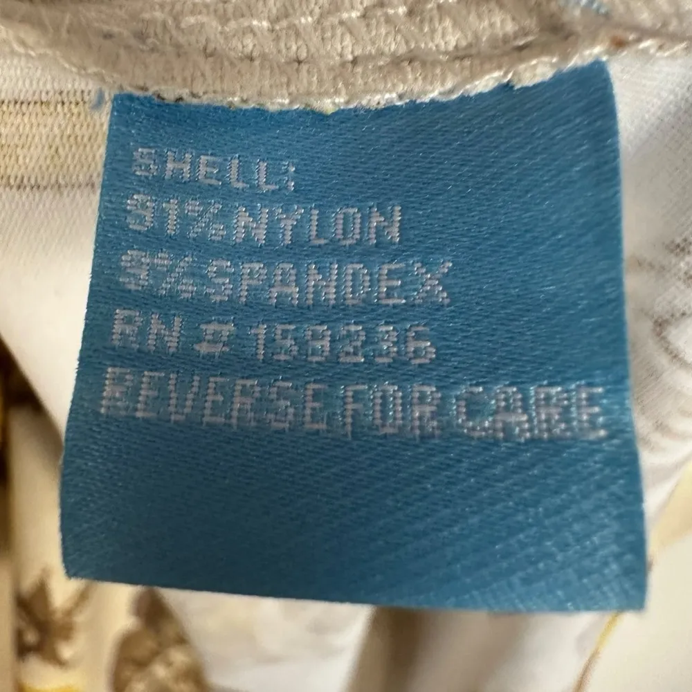 J. McLaughlin Catalina Cloth Signature Tee in Sand Gold Tigris Blossom Large - Image 14