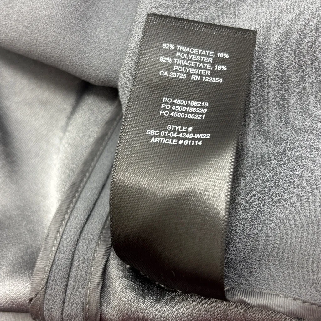 Babaton Slate Gray Women's Blazer Size 2 - Image 12