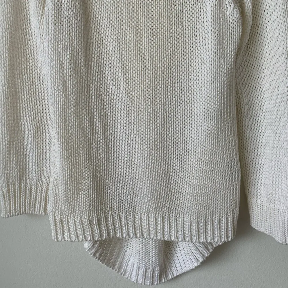 Zara Knit Crew Neck Sweater Women's L - Image 4