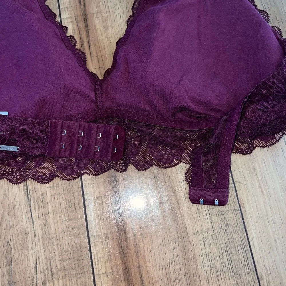 Burgundy lace bralette - Image 5