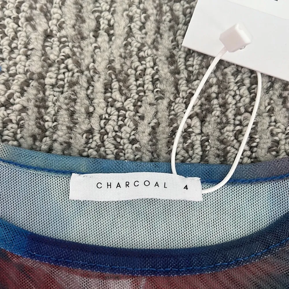 NWT Mesh Blue T Shirt Size 0 - Image 2