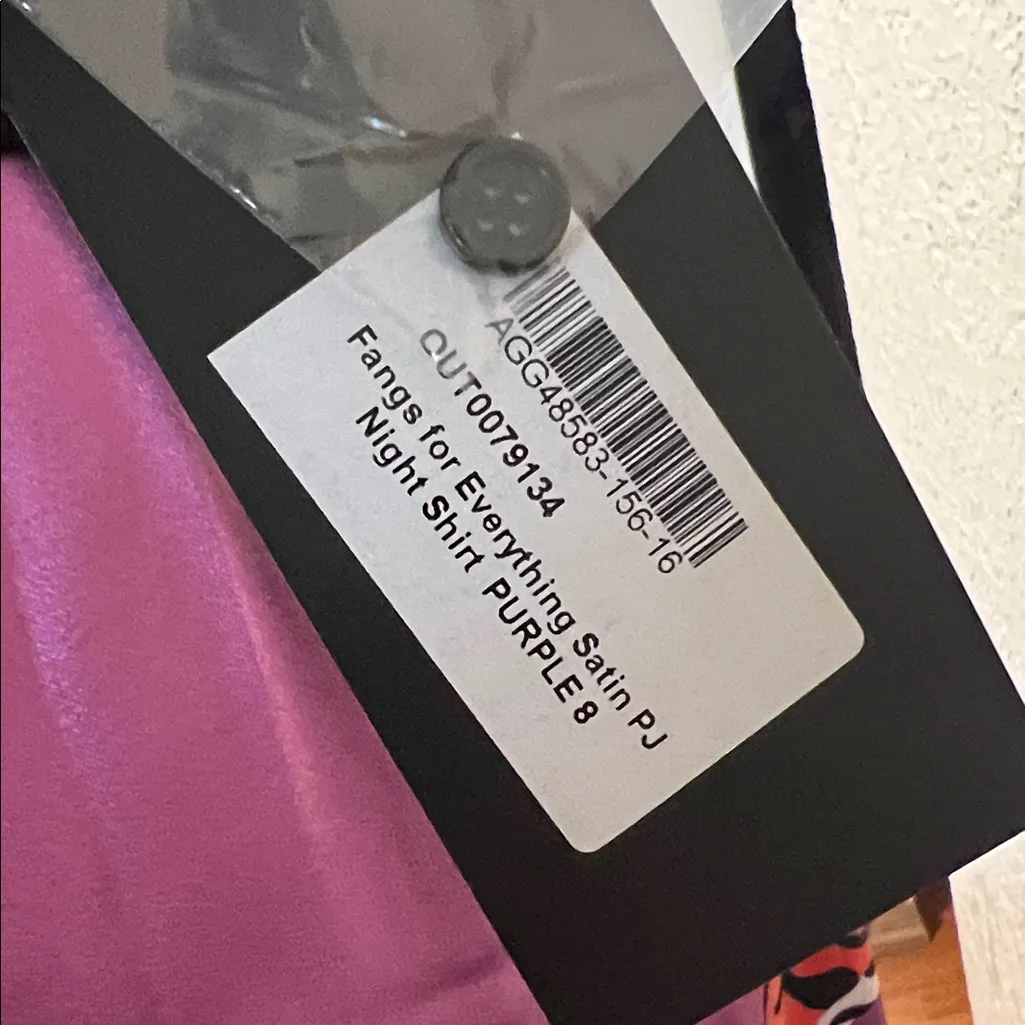 Purple Satin Tiger Print Pajama - Image 2