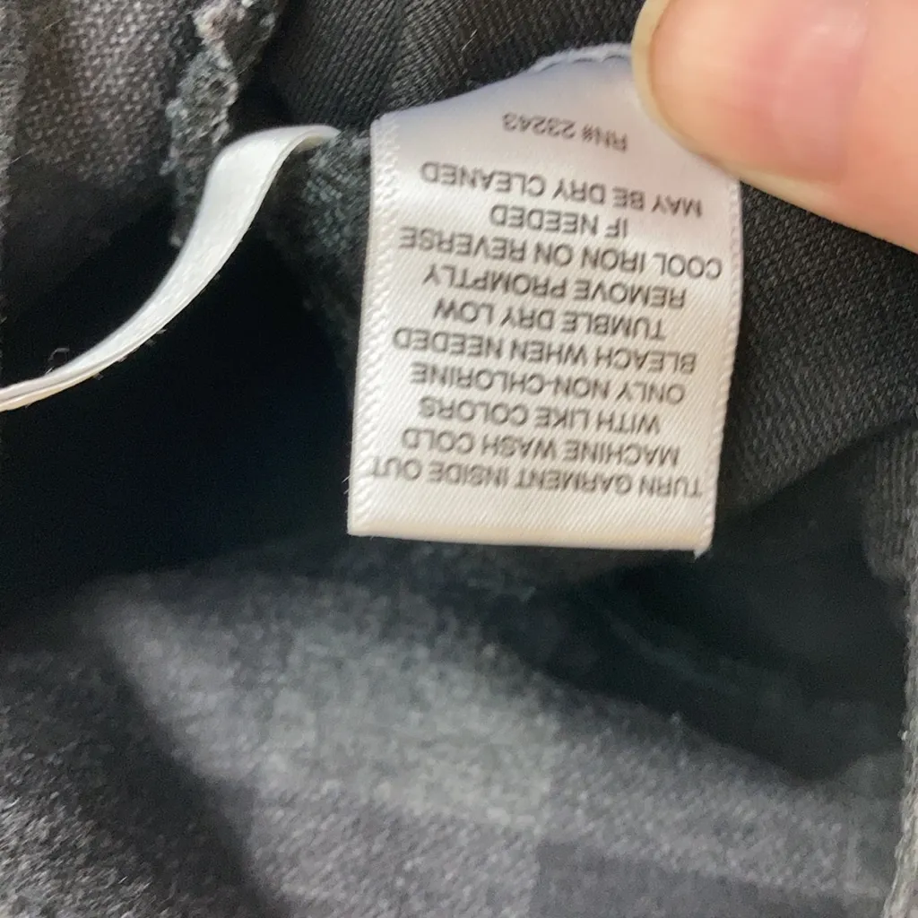 🌞7th Ave New York Gray & Black Checker Board Print Pull Up Pants A148 Size M - Image 5