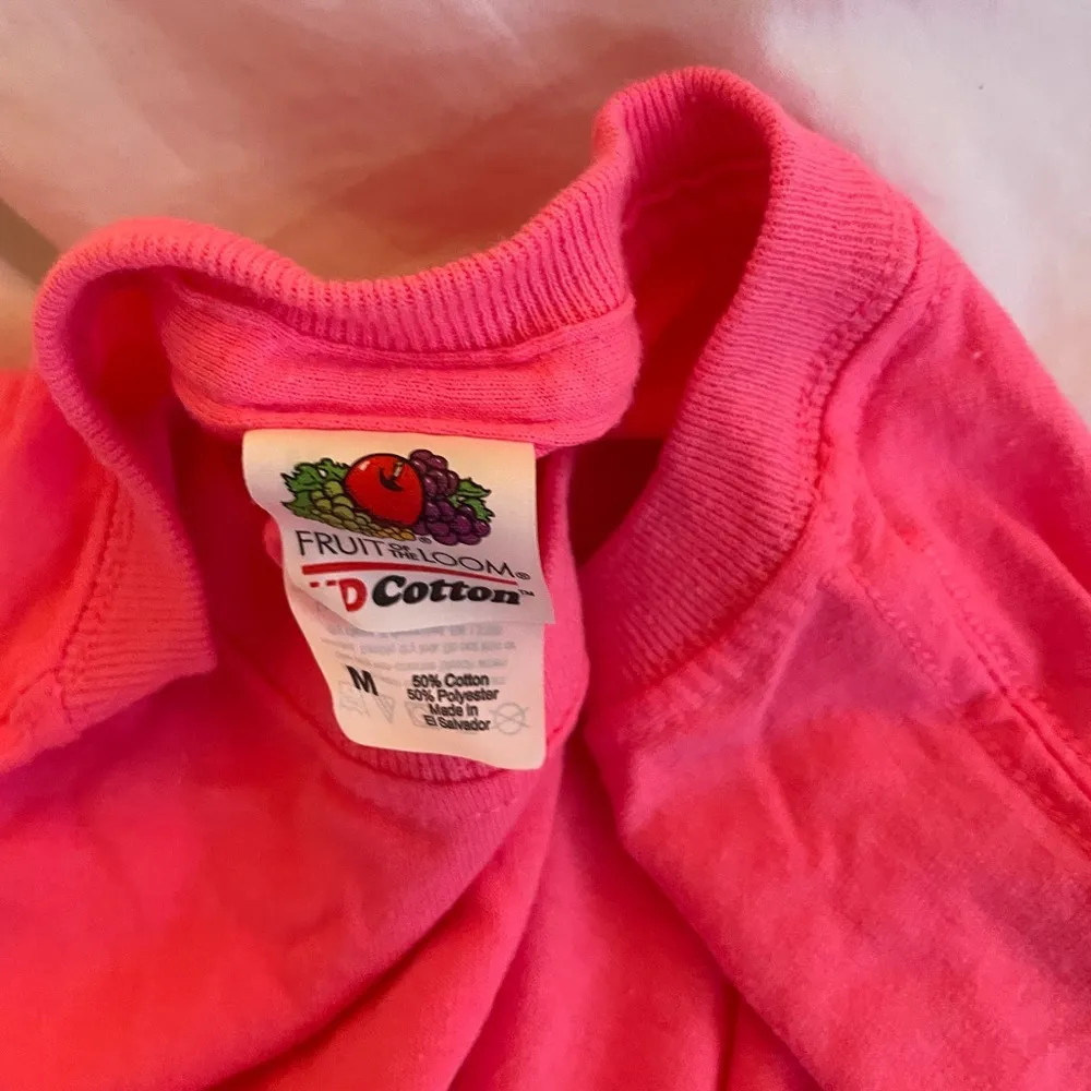 Neon Pink Creighton Versus Cancer Tshirt - Image 3