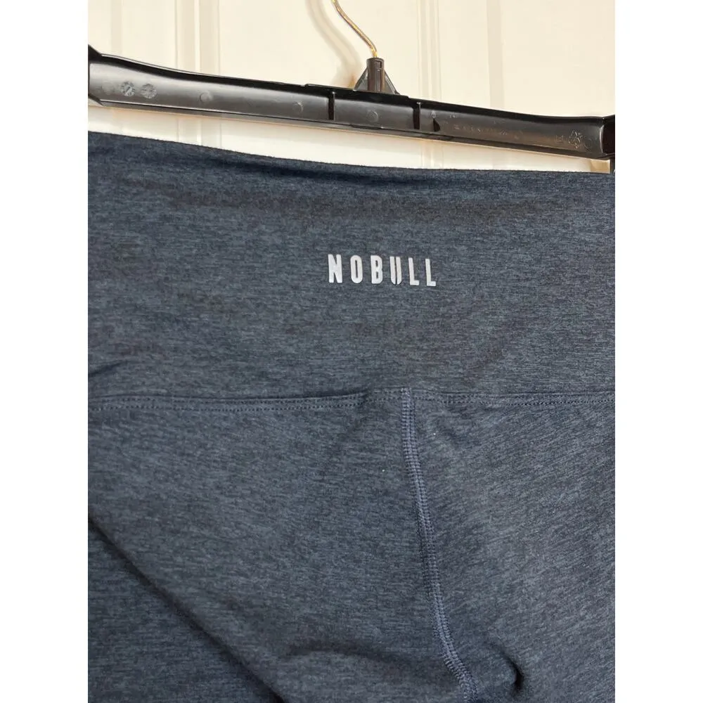 Nobull Heather Navy Blue Crop Leggings Size XS - Image 2
