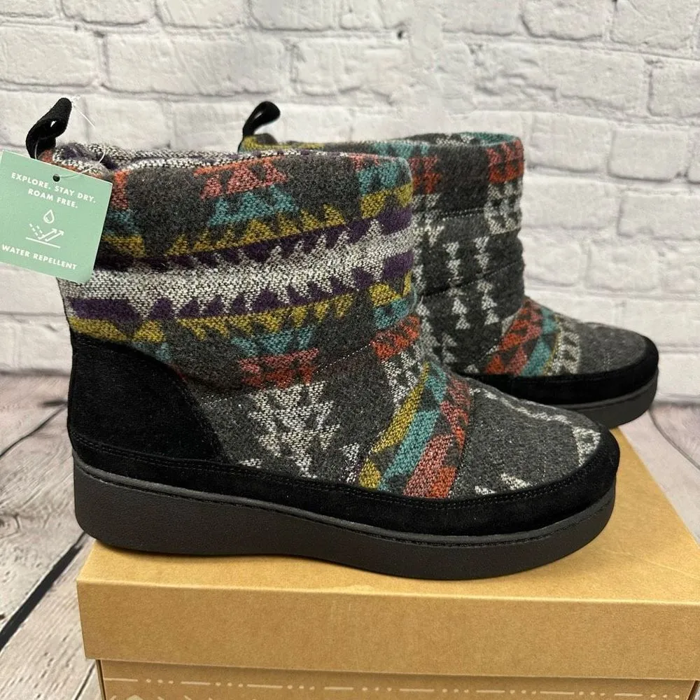 Zodiac Portman Cold Weather Boots Water-Repellent Aztec Black Multi 11M NEW - Image 2