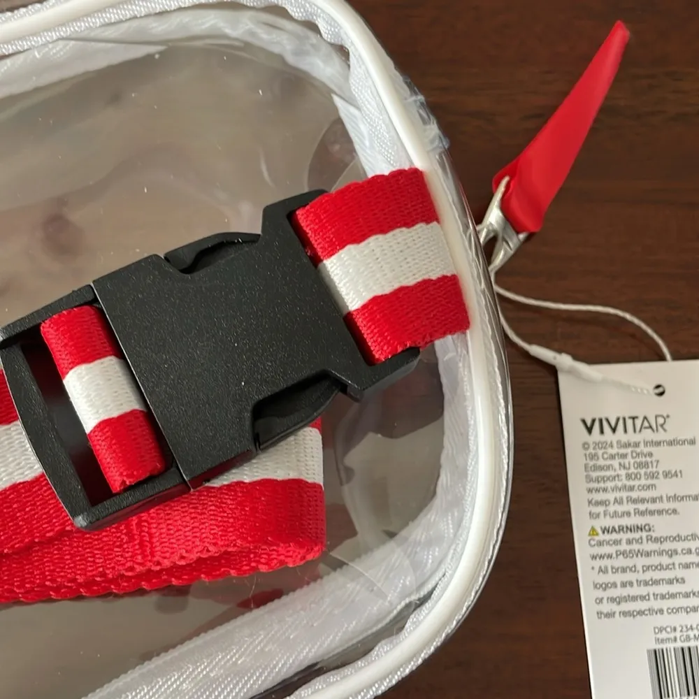 Game Day waist pouch clear zip new Fanny pouch crossbody bag - Image 4