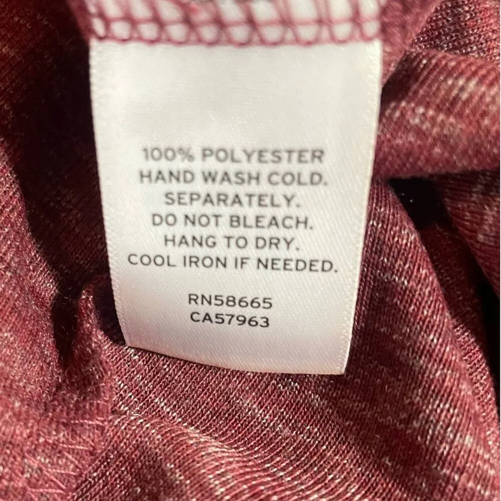 Caslon Womens Maxi Dress XXS Rose Boat Neck Wrap Tie Front Stretch Comfort Vacay - Image 8