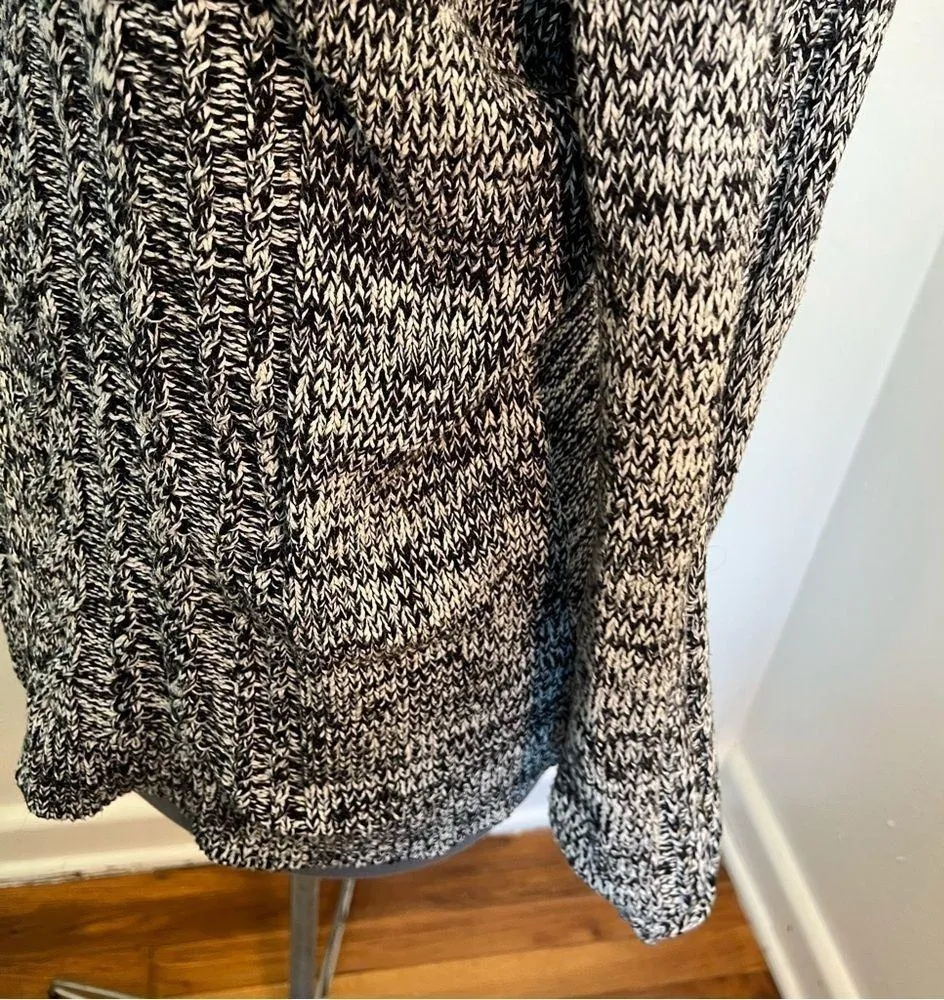 Old Navy Pullover Crewneck Sweater Black Marled - Image 6