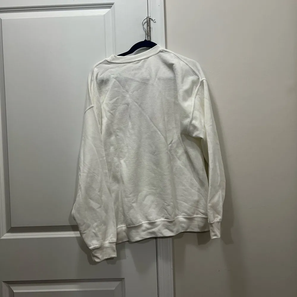 Addison Rae White For You Crewneck Sweatshirt Size Large - Image 4