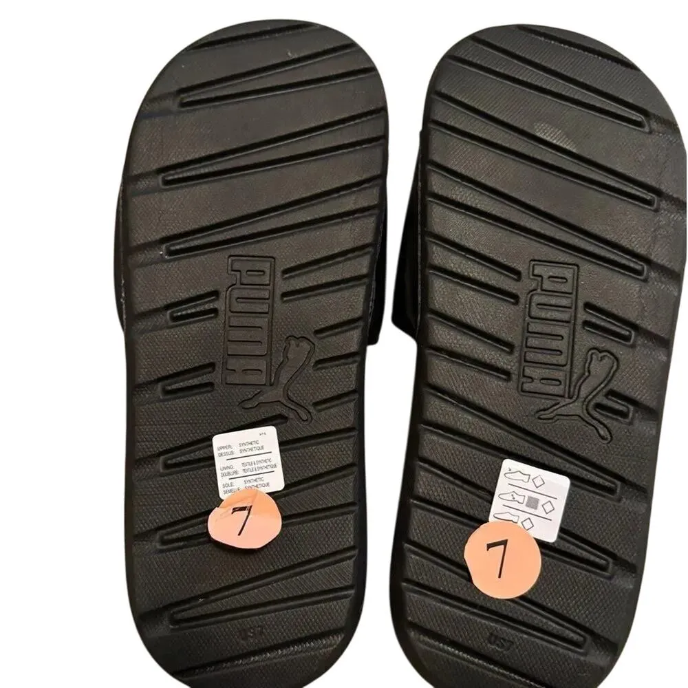 PUMA Cool Cat 2.0 BX Slide Puma Black / Puma White / Pink Size 7 New w/ Tags - Image 8