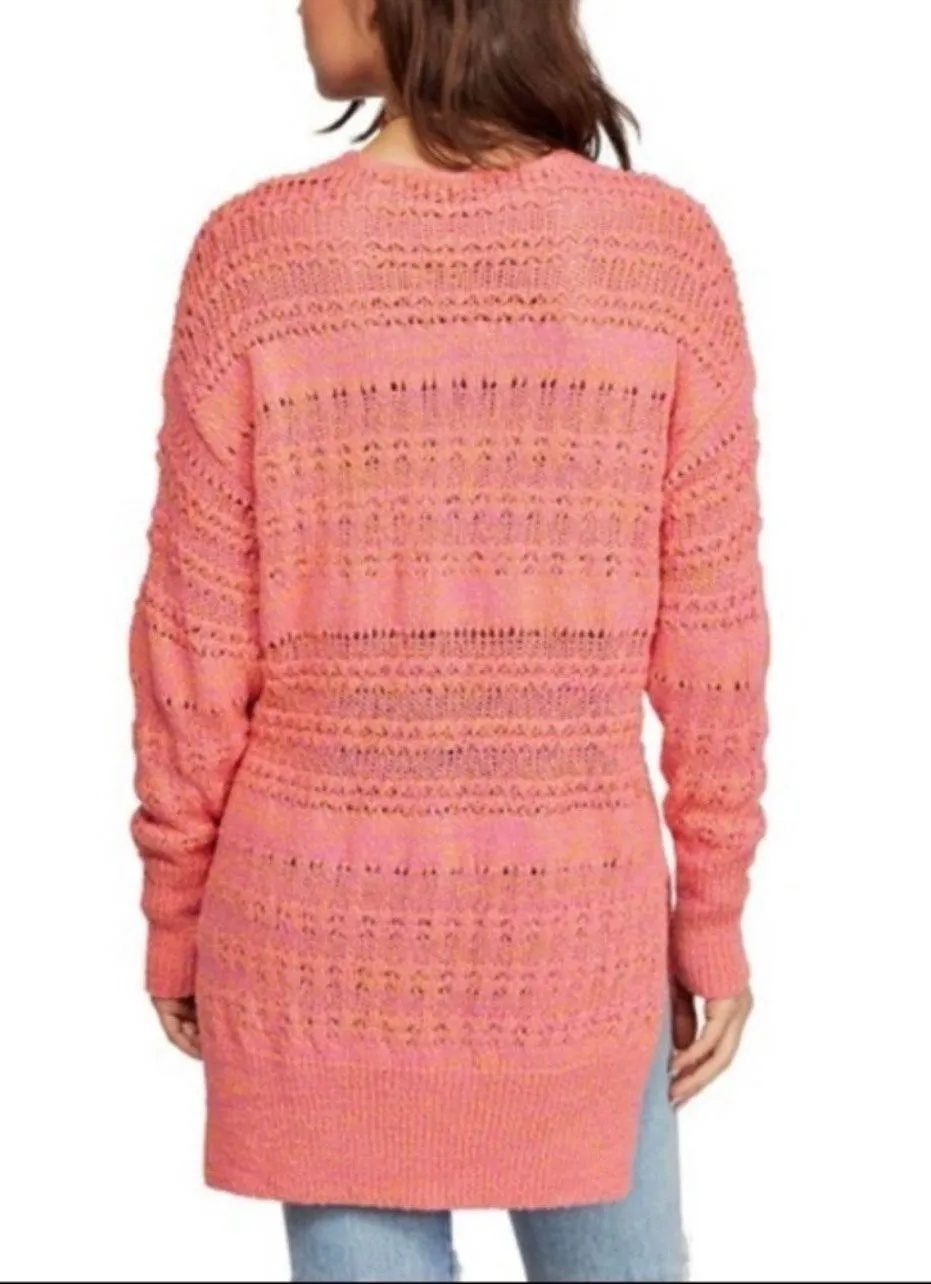 Free People Womens Hot Tropics V Neck Sweater Pullover Long Sleeve XS - Image 3